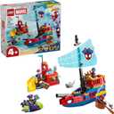LEGO Marvel Spidey and His Amazing Friends Team Spidey Pirate Ship Building Toy for Kids - Super Hero Pretend Play Set for Preschool Boys & Girls, Ages 4+ - Gift Idea for Birthdays - 11208