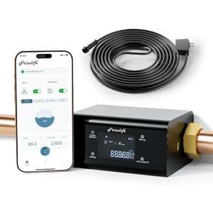Frizzlife LP365 Smart Water Monitor and Automatic Shutoff with Power Cord 25ft