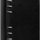 Filofax Clipbook, Classic Refillable Notebook, Black, Personal (6.75 x 3.75") Ruled, Plain and Quadrille Notes Pages, Undated Planner, Yearly, Monthly and Weekly Calendar (B023628)