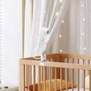 17" Flexible Gooseneck Mount for Infant Optics DXR-8 & DXR-8 PRO - Secure Clip Clamp Baby Monitor Camera Holder, Crib & Wall Stand