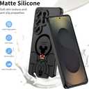 Threehundred Case for Samsung Galaxy S26 Ultra [Compatible with MagSafe], Cute Design Black Translucent Frosted Matte Soft Bumper & Hard Back Protective Phone Case with Camera Protection - Mic
