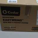 O-Cedar EasyWring Microfiber Spin Mop, Bucket Floor Cleaning System, Red, Gray, Standard