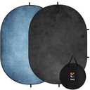 Kate 5x6.5ft Blue Collapsible Backdrop Grey Photography Backdrops Gray Collapsible Backdrops