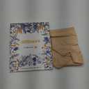Absorbent Incontinence Underwear for Women Washable Urinary Leak Proof Brief Cotton 56 ML for Maternity Postpartum (Beige XL)