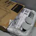 Stand Alone Toilet Safety Rail - Adjustable Detachable Medical Toilet Safety Frame for Elderly, Heavy Duty Toilet Handles for Elderly and Handicap Toilet Seat Handles with Storage Bag (White)