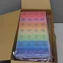 Hsei 4 Pack Pill Organizer Monthly XL Large Weekly Pill Organizer 4 Times a Day Box 7 Day Moisture Proof 4 Weeks Case Large(10.2 x 5.5 x 1.4 Inch)