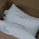 puredown Goose Feathers and Down White Pillows with 100% Cotton Cover, Bed Sleeping Hotel Collection Pillows Set of 2, Standard Size