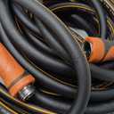 Giraffe Tools Garden Hose 25ft x 5/8", Water Hose Heavy Duty, Flexible, Lightweight Hybrid Hose with Swivel Handle, Male to Female Fittings, Burst 600 PSI