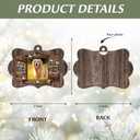 2 x Personalized Dog Memorial Ornament  Pet Loss Christmas Ornament, Custom Pet Remembrance Keepsake, Sympathy Gift for Loss of Dog, Forever in My Heart Ornament