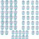 Suwimut 62 Pieces Fondant Alphabet Letter Cutters and Number Set, Cake Biscuit Mold Decorating Tools, Cookie Stamp Impress Embosser Plunger, Uppercase Lowercase Numbers Shape DIY Sugar Cookies