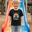 Toddler Last Day of School T-Shirt Kids Happy Last Day of School Shirt Funny Short Sleeve Tee Boys Girls Cotton 2-8T