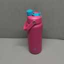 ENCOOL Insulated Water Bottle with Straw Stainless Steel Water Bottle, Leak-Proof, BPA-Free, Double Wall Vacuum Keeps Cold for 24 Hours for Sports, Travel, School (32 oz, Light Crimson)