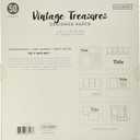 Colorbok Designer Paper Pad, 12" x 12", Vintage Treasures,68117E