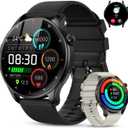 Smart Watch for Men Women Fitness: Waterproof Make Answer Call Digital Mens Watches Running Pedometer Step Tracker Smartwatch Android Phone iPhone Samsung Compatible Sleep SpO2 Heart Rate Monitor