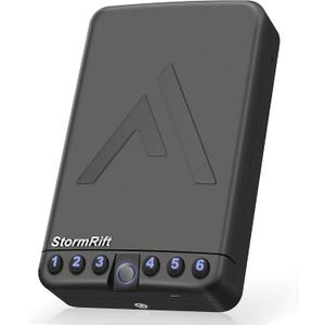 Small Gun Safe for Handgun - Biometric Pistol Safe Gun Lock Box with Fingerprint Digital Keypad Access, Portable Quick Access Travel Gun Safes for Car Home Nightstand Bedside Drawer