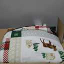 Great Bay Home King Size Christmas Comforter Set - 3-Piece Down Alternative Comforter and Sham Set - Reversible, Lightweight, Ultra-Soft Bedding Set (Holiday Patchwork)