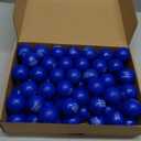 Shappy 72 Pcs Inspirational Stress Relief Balls Motivational Stress Ball Encouraging PU Bulk Balls for Adults Small Therapy Fidget Relief Toys for Valentines Gifts (Blue)