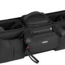 YOREPEK Padded Double Stroller Organizer with Removable Cooler Bag,Fits for Bob Duallie,Baby Jogger City Mini GT2 and Jeep, Large Capacity Stroller Caddy Attachment, Double Baby Stroller Accessories