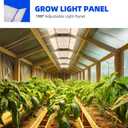 Barrina 4x4 Grow Lights for Indoor Plants Full Spectrum, BU2000 Dimmable, Adjustable LED Grow Light Panel, 816 LEDs, High PPFD, Plant Lights for Indoor Growing, Seedling, Flowering and Fruiting (15.36"15.36")