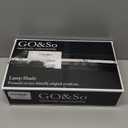 GO&SO Natural Linen Medium Drum Lamp Shades 13" Top x 13" Bottom x 10" High (Spider) Modern Beige Gray Lampshade for Table Lamps Bedside Lamps -Assembly Required - By GO&SO