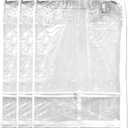 Clear Garment Bags for Dance Costumes 3-Pack, Regular-Size, Side Zipper Entry, Storage Pockets for Shoes & Accessories, Size 37”x18”, Dream Duffel |  Non-Gusseted Regular-Size 37"x18"