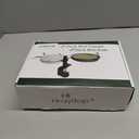 HRAYLTOP Deck Bird Feeders with Metal Mesh Tray and 2 Water Bowls - Detachable Adjustable Heavy Duty Clamp Bracket, Rail Bird Bath Balcony Porch Railing Feeder Perfect for Attracting Birds. (Hight 8.8 Inch-1)