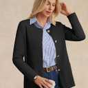 GRACE KARIN Sweater Blazers for Women 2025 Casual Button up Cardigan Sweater Open Front Knit Blazer Jacket with Pockets