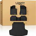 LASFIT Floor Mats & Cargo Mat for Hyundai Sonata 2020-2026 (Only Fit FWD & Gas) / Kia K5 2021-2026 (Only Fit FWD) All Weather TPE Custom Fit Floor Liners for Car Mats Trunk Mats