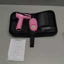 Cordless Hot Glue Gun Kit with 30pcs Mini Glue Sticks, USB Rechargeable Mini Glue Gun with Carrying Case, Stand-Up Base, Smart Power-Off Hot Melt Glue Gun for Crafting, Pink