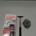 Car Rearview Mirror Wiper 2 pack Universal Automotive Car Accessories Telescopic Auto Mirror Squeegee Cleaner 98cm Long Handle Portable Car Cleaning Tool Mirror Glass Water Mist Cleaner (Black01)