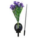 POPETPOP Led Ground Inserted Garden Solar Light Unique Chrysanthemum Shape Lawn Lamp for Outdoor,  4 Pack