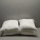 18x18 Pillow Inserts Set of 2, Hypoallergenic Soft Machine Washable Fluffy Virgin Microfiber Premium Throw Pillow Stuffer, Valentines Decorative Pillow Insert for Couch, Sofa - White