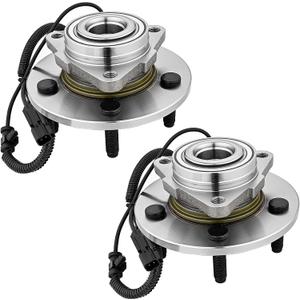 Pair 515151 Front Wheel Bearing Hub Assembly for Dodge Ram 2012-2018, Hub Bearing for Ram 1500 Classic 2019-2022 with ABS 5 Lugs