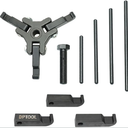 Harmonic Balancer Damper Pulley Remove Extractor Kit Compatible with Ford, GM, Chrysler, Cadillac, Chevy Trucks, Mitsubishi, Upgraded Version 3 Jaw Puller