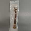 BEEXI Stainless Steel Magnetic Loop Compatible with Apple Watch Band 42/41/40/38mm Women Mesh Celtic Knot Dressy Strap for iWatch Series 11/10/9/8/7/6/5/4/3/2/1/Ultra(1/2/3)/SE(1/2/3), Rose Gold