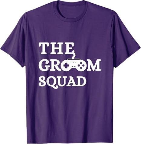 Groom Squad Wedding Bachelor Party Groomsmen Game Party T-Shirt S
