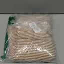 Baby Swaddle  Organic Cotton Muslin Baby Swaddles for Newborns 47 x 47 (Natural Stripe)