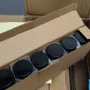 Glass Spice Jars with Label and Black Lids (36 x 4oz) Spice Containers with 240 Labels, Shaker Inserts, Steel Funnel, Empty Square Empty Square Seasoning Organizer