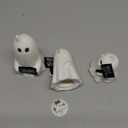 FORUP Halloween Ghost Decor, Set of 3 Lighted Cute Ghost for Halloween Indoor Home Table Decorations