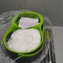 Spin Mop Bucket System,Masthome Pedal Spin Mop and Bucket with Wringer Set,EasyWring Microfiber Mop with 3 Mop Pads,360Spinning Floor Cleaning System - Home & Office Suitable (Green+dark Grey)