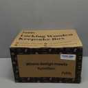 Public House Locking Wooden Keepsake Box, Customizable Design With Adjustable Tray. Large Wooden Box with Hinged Lid for Wedding and Memory Keepsakes (12 x 8.5 Inch, Natural)