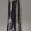 Black Shower Curtain Rod - Tension Curtain Rod Adjustable 32 to 78 inch Spring Tension Shower Rod No Drilling Non Slip, Matte Black