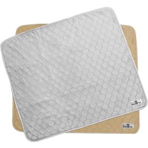 Pet Parents Pawtect Pads Washable Pee Pads for Dogs (2pack) of Premium Dog Pee Pads, Waterproof Puppy Pads & Reusable Dog Pads, Whelping Pads & Modern Pee Pads for Dogs (Tan/Grey, 34x36)