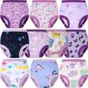 BIG ELEPHANT Toddler Training Pants, Soft Cotton Absorbent Training Underwear for Baby Boys & Girls, 12M 