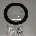 Universal Lid for Pots Pans and Skillets, Pan Cover Fit 9", 9.5",10" Diameter Cookware, Silicone Replacement Lids with Tempered Glass for Frying Pans, Cast Iron