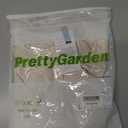 PRETTYGARDEN Women's 2025 Summer Long Sleeve Henley T Shirts Ribbed Knit Button Slim Fitted Basic Casual Going Out Fall Tops (Beige, L)