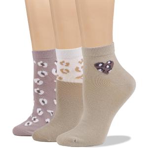 2 x COTTON DAY Women's Soft Combed Cotton Socks Seamless Toe Black White Navy (S)