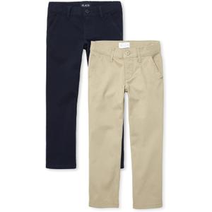The Children's Place Stretch Bootcut Chino Pants,multipacks (10)