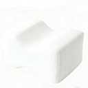 Elevon Knee Pillow for Side Sleepers - Hip Pain Relief, Memory Foam Leg Cushion for Side Sleeping Leg Pillows for Sleeping Alignment, Knees, Back & Hip Cushion - Pregnant Women use (White-Groove Design)