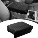 Shademax Custom for 2024 2025 Toyota Tacoma Center Console Cover Armrest Cover for Tacoma Accessories 2026 Armrest Cushion Pad Leather Middle Console Lids Cover Seat Box Protector Anti-Scratch